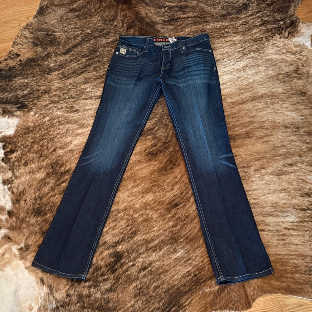 Cinch Dark Blue Boot Cut Jeans